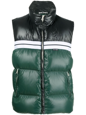 

Colour-block padded gilet, Palm Angels Colour-block padded gilet