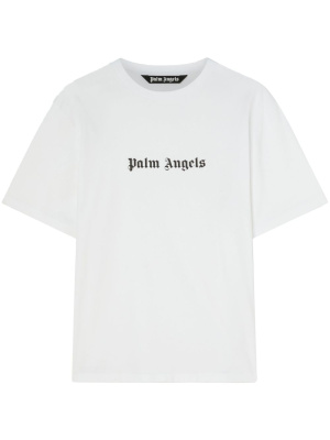 

Logo-print crew-neck T-shirt, Palm Angels Logo-print crew-neck T-shirt