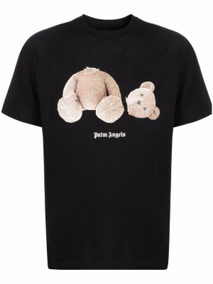 

Bear-print T-shirt, Palm Angels Bear-print T-shirt