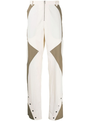 

Patchwork straight-leg trousers, HELIOT EMIL Patchwork straight-leg trousers