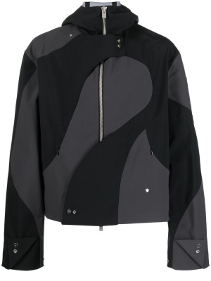 

Trident panelled hooded jacket, HELIOT EMIL Trident panelled hooded jacket