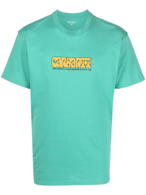 

Logo-print organic-cotton T-shirt, Carhartt WIP Logo-print organic-cotton T-shirt