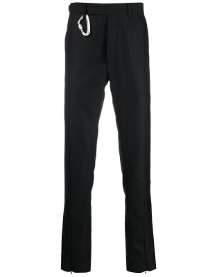 

Hook-embellished straight chinos, HELIOT EMIL Hook-embellished straight chinos