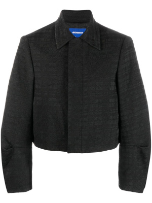 

Check-pattern cropped jacket, Ader Error Check-pattern cropped jacket