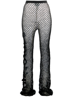 

High-waist fishnet trousers, ERL High-waist fishnet trousers