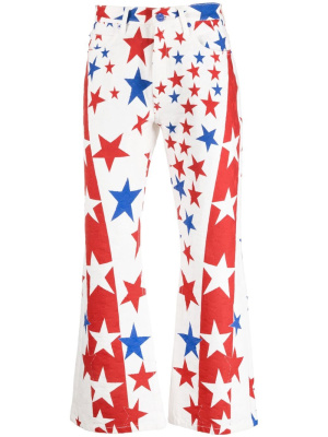 

Star-print bootcut jeans, ERL Star-print bootcut jeans