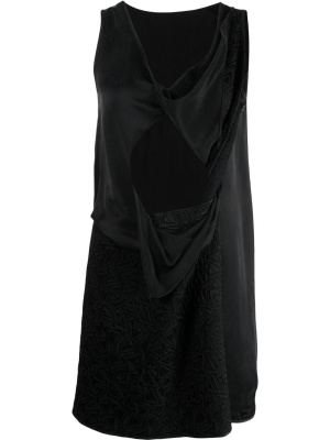 

Patchwork jacquard mini dress, Kiko Kostadinov Patchwork jacquard mini dress
