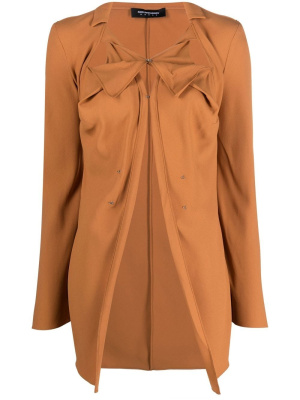 

Cut-out front-slit blouse, Kiko Kostadinov Cut-out front-slit blouse
