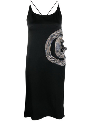 

Bruni contrast-panel dress, Kiko Kostadinov Bruni contrast-panel dress