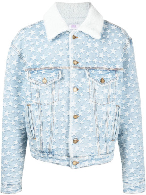 

Star-jacquard denim jacket, ERL Star-jacquard denim jacket