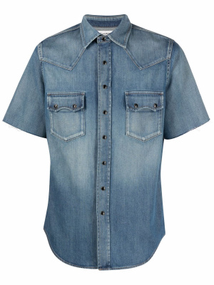 

Denim short-sleeve shirt, Saint Laurent Denim short-sleeve shirt