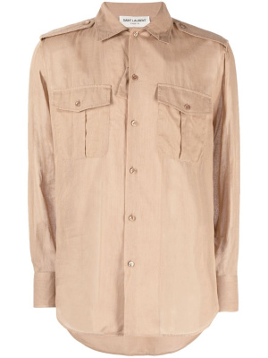 

Long-sleeve button-fastening shirt, Saint Laurent Long-sleeve button-fastening shirt