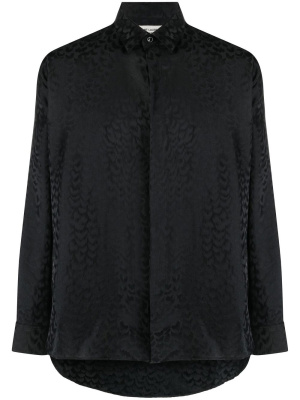 

Silk tonal shirt, Saint Laurent Silk tonal shirt