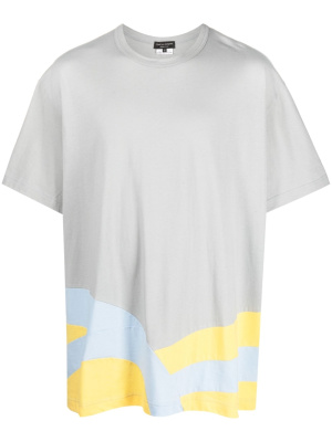 

Contrasting-detail cotton T-shirt, Comme Des Garçons Homme Plus Contrasting-detail cotton T-shirt