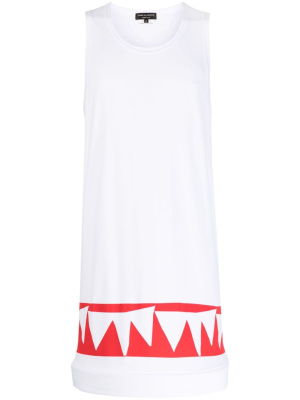 

Oversized triangle-print tank top, Comme Des Garçons Homme Plus Oversized triangle-print tank top