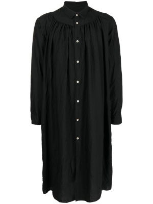 

Gathered-yoke longline shirt, Comme Des Garçons Homme Plus Gathered-yoke longline shirt