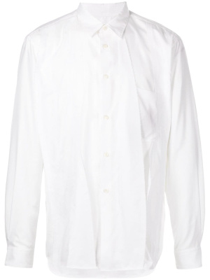 

Raw cut-edge long-sleeve shirt, Comme Des Garçons Homme Plus Raw cut-edge long-sleeve shirt