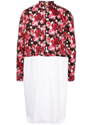 

Floral colour-block shirt, Comme Des Garçons Homme Plus Floral colour-block shirt
