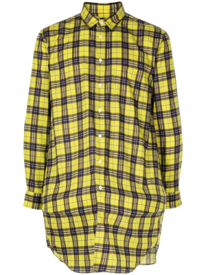 

Checked long-sleeve cotton shirt, Comme Des Garçons Homme Plus Checked long-sleeve cotton shirt