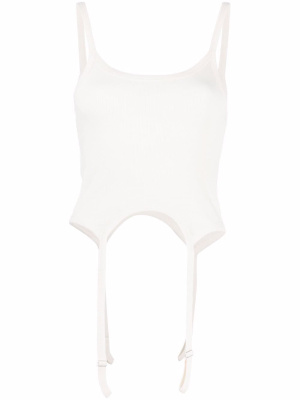 

Suspender-strap hem tank top, Heron Preston Suspender-strap hem tank top