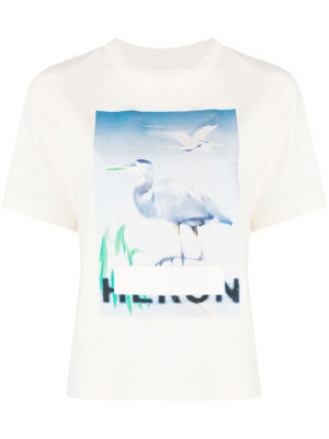 

Graphic-print cotton T-Shirt, Heron Preston Graphic-print cotton T-Shirt