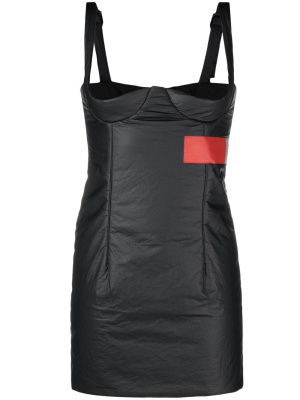 

Logo print sleeveless minidress, Heron Preston Logo print sleeveless minidress