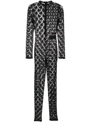 

Lace-detail jumpsuit, Heron Preston Lace-detail jumpsuit