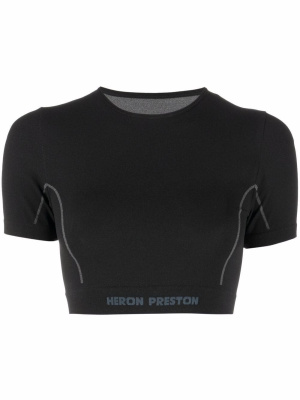 

Logo-tape active cropped top, Heron Preston Logo-tape active cropped top