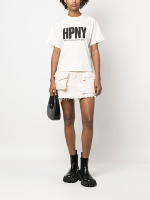 

Logo-print organic cotton T-shirt, Heron Preston Logo-print organic cotton T-shirt