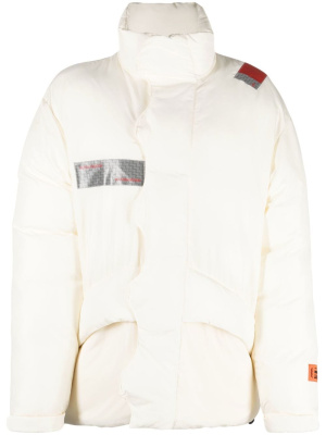 

Hiking Tape puffer jacket, Heron Preston Hiking Tape puffer jacket