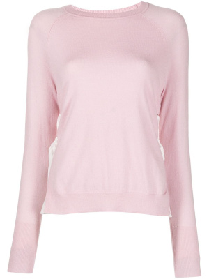 

Side ribbon detail cashmere jumper, Onefifteen Side ribbon detail cashmere jumper