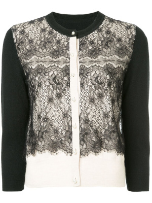 

Lace panel buttoned cardigan, Onefifteen Lace panel buttoned cardigan