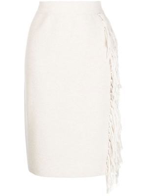 

Fringe-detail midi dress, Onefifteen Fringe-detail midi dress
