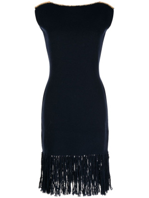 

Fringed-edge wool dress, Onefifteen Fringed-edge wool dress