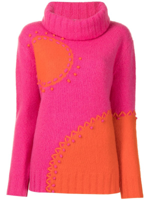 

Colour-block knitted jumper, Onefifteen Colour-block knitted jumper