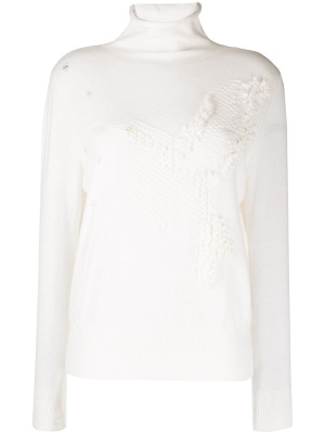 

Abstract-knit cashmere jumper, Onefifteen Abstract-knit cashmere jumper