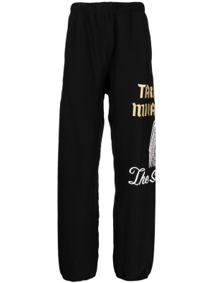 

Side logo-print detail track pants, Takahiromiyashita The Soloist Side logo-print detail track pants