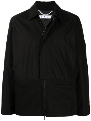 

Long-sleeve shirt jacket, Off-White Long-sleeve shirt jacket