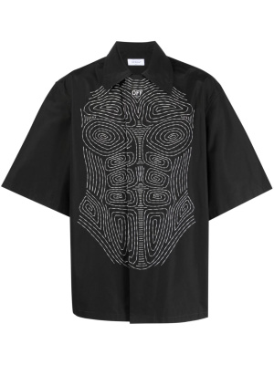 

Body Stitch cotton shirt, Off-White Body Stitch cotton shirt