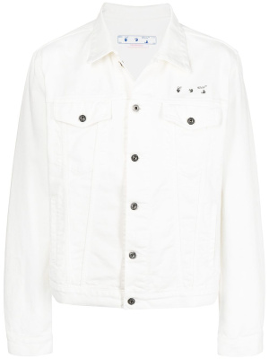 

Caravaggio-print denim jacket, Off-White Caravaggio-print denim jacket
