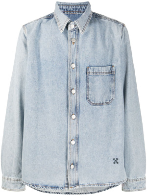 

Arrows-motif denim shirt, Off-White Arrows-motif denim shirt