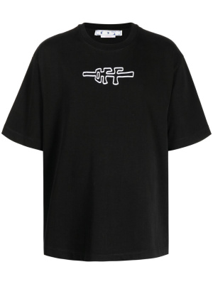 

Logo-print short-sleeved T-shirt, Off-White Logo-print short-sleeved T-shirt