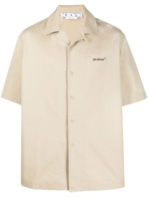 

Logo-print short-sleeved shirt, Off-White Logo-print short-sleeved shirt