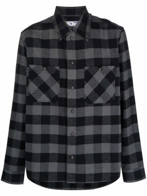 

Plaid flannel shirt, Off-White Plaid flannel shirt
