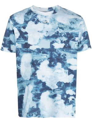 

Tie-dye cotton T-shirt, Off-White Tie-dye cotton T-shirt