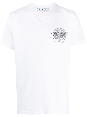 

Logo-print cotton T-shirt, Off-White Logo-print cotton T-shirt
