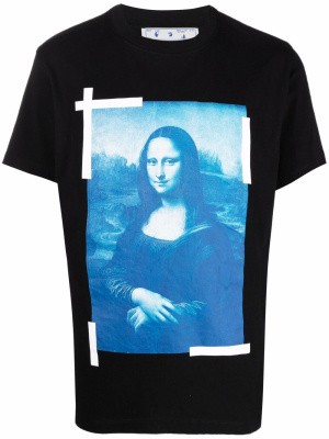 

Monalisa slim-cut T-shirt, Off-White Monalisa slim-cut T-shirt