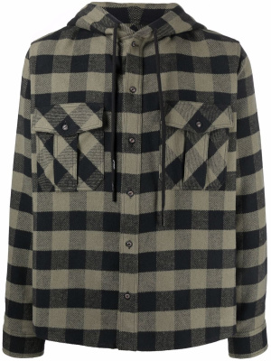 

Arrow-print check shirt, Off-White Arrow-print check shirt