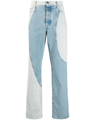 

Patchwork denim jeans, Off-White Patchwork denim jeans