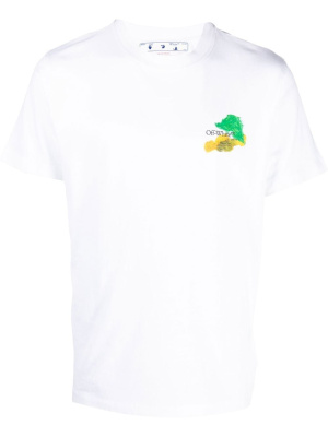 

Brush Arrow logo-print T-shirt, Off-White Brush Arrow logo-print T-shirt